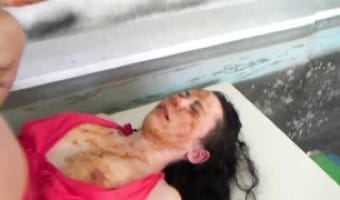 Young scat lezdom forcing her lesbian slave to swallow all her fresh shit xxx porn video XXX Porn Video