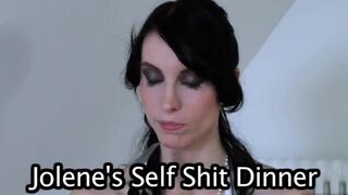 Scat MILF eats thick shit meal then vomits mess and smears filthy load solo