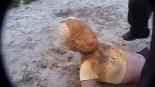 German Kaviar Girl Swallowed Scat Outdoors - Extreme Scat Porn