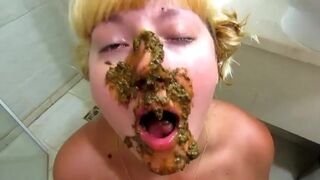 Huge Load Of Shit in Elecebra's face