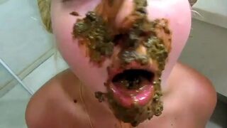 Huge Load Of Shit in Elecebra's face